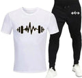2pcs Men Printed Cotton Track suit