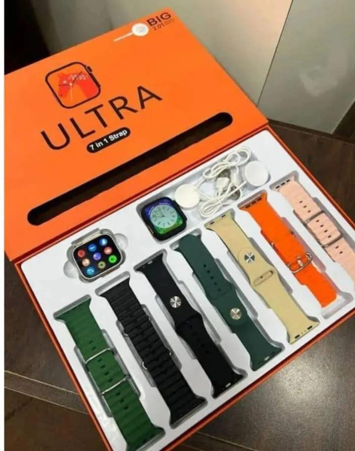 7 in 1 Multi Color Smart Watch Ultra for Men and Women