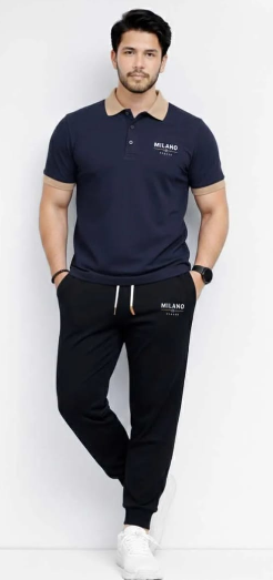 Pure Cotton Track suit for men short sleve